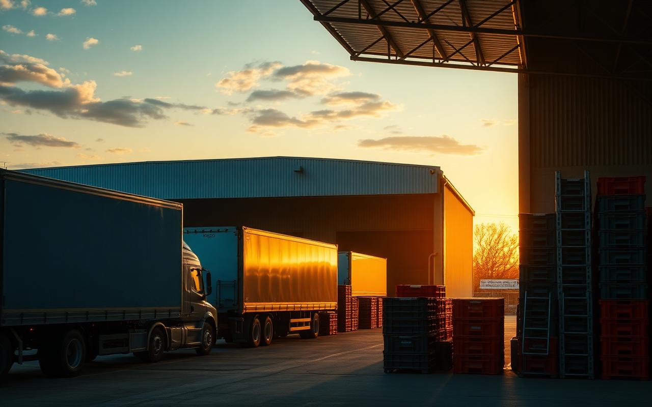 Farm-gate to market with tracked, temperature-aware chains